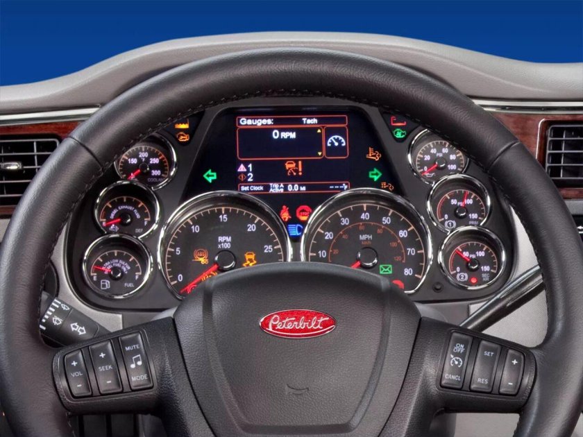 Peterbilt 389 приборная панель