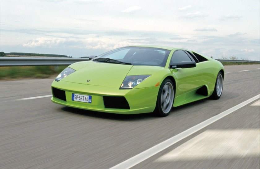 Ламборгини Мурселаго зеленая
