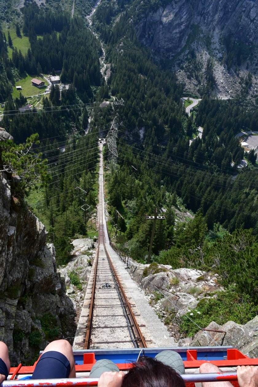 Gelmerbahn Швейцария