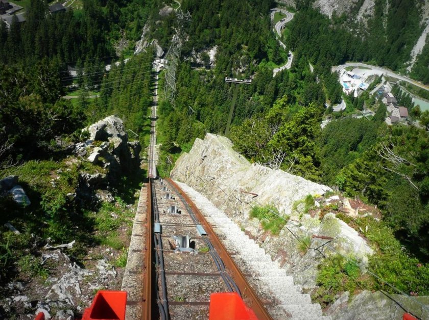 Gelmerbahn Швейцария