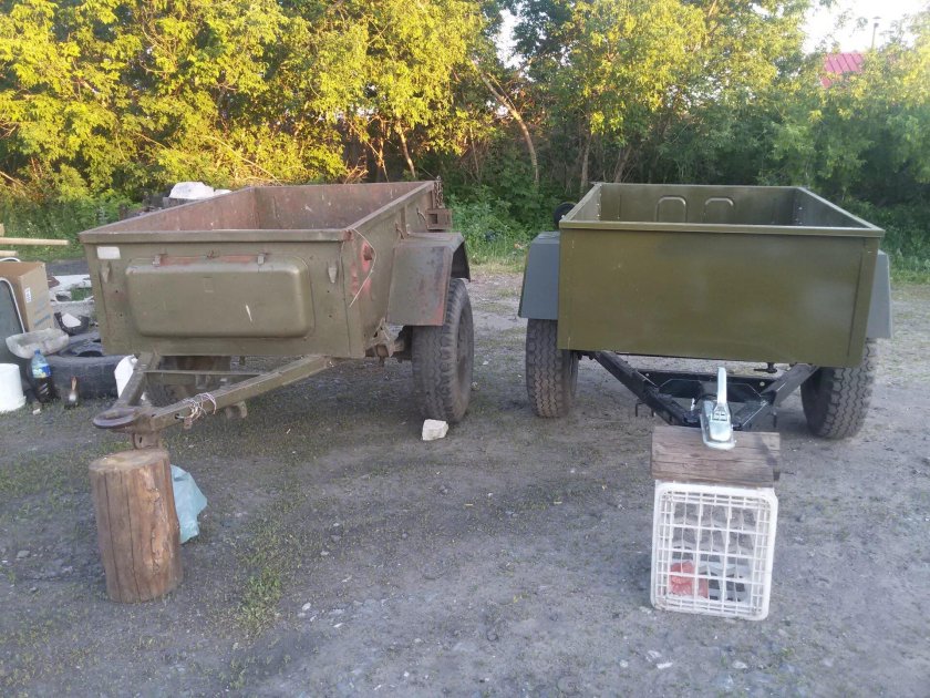 Военные одноосные прицепы для ГАЗ 66