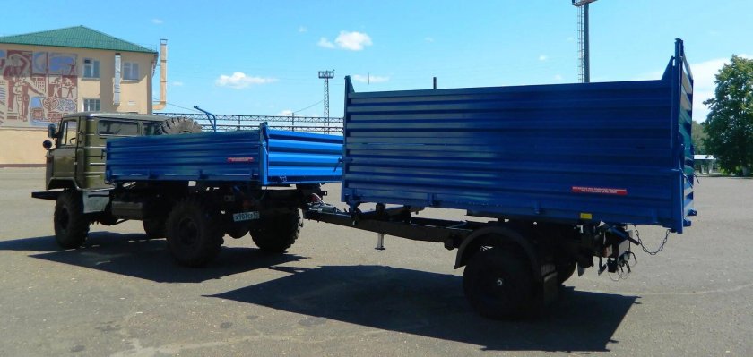 ГАЗ 66 С прицепом