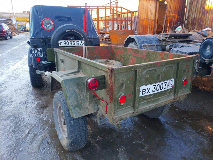 ГАЗ 69 прицеп 704
