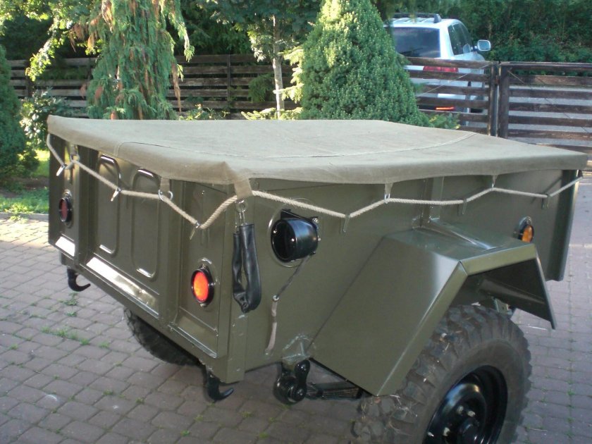 ГАЗ 69 С прицепом ГАЗ 704