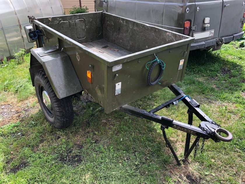 УАЗ прицеп ГАЗ 704