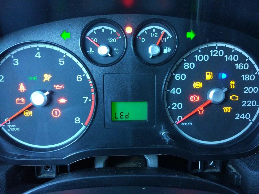 Лампы индикаторы приборной панели Форд фокус 2