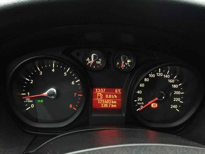 Ford Focus 2 Рестайлинг щиток приборов