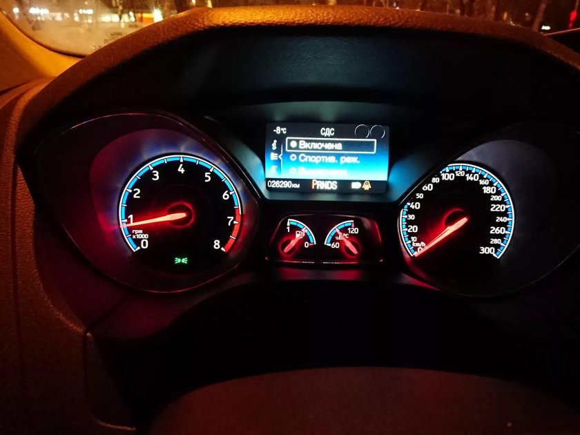 Ford Focus 2 RS приборная панель