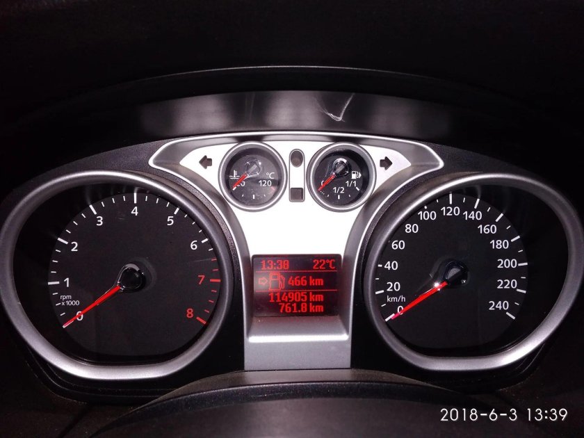 Приборная панель фокус 2