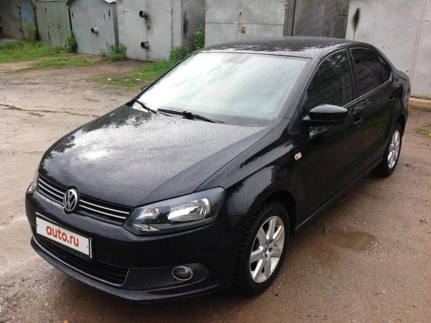 Фольксваген поло 2012 черный