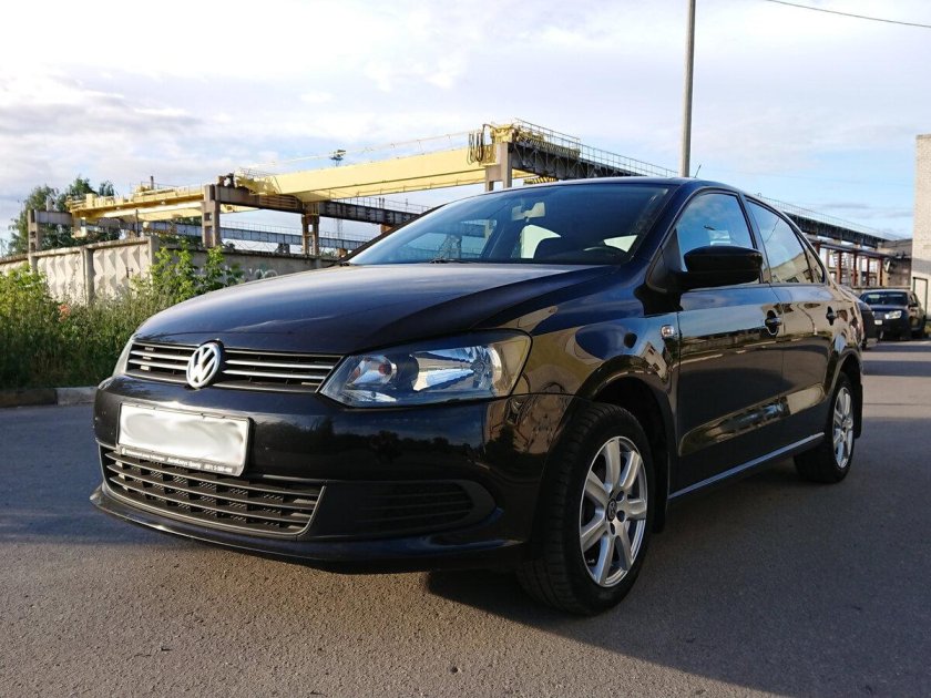 Фольксваген поло 2012 черный