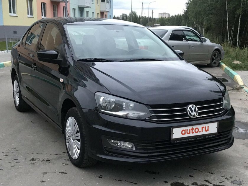 Volkswagen Polo черный