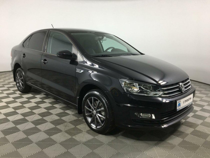 Volkswagen Polo sedan 2018 черный