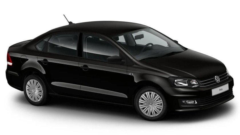 Volkswagen Polo 2019 черный