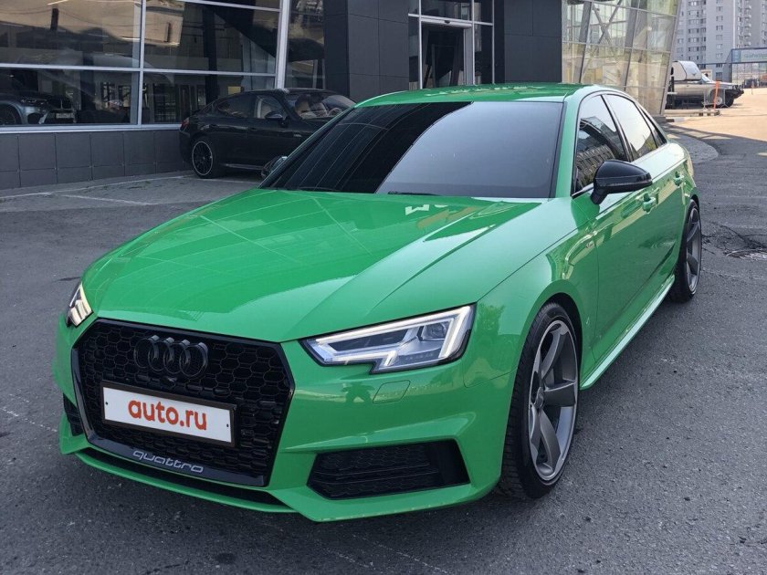 Ауди а5 зеленая