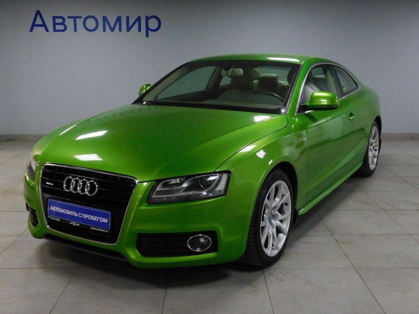 Ауди а 5 зеленая