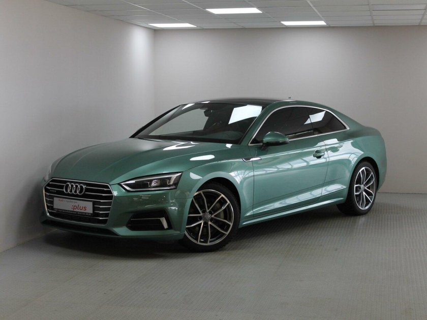 Ауди а5 зеленый металлик