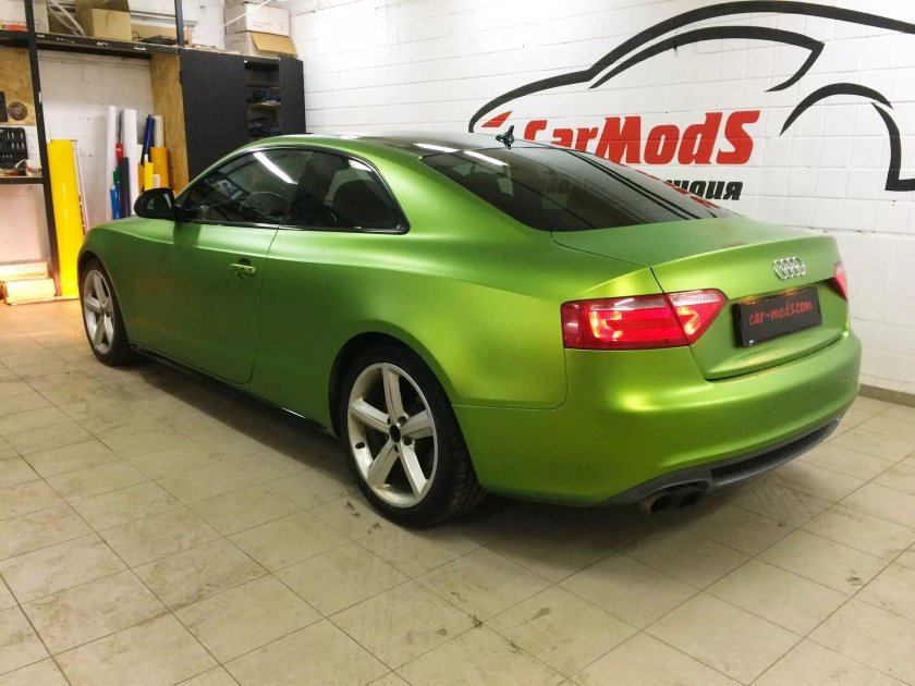 Ауди а5 зеленый матовый