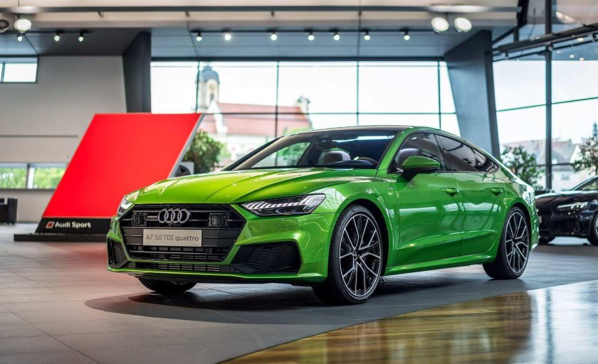 Audi a7 Green