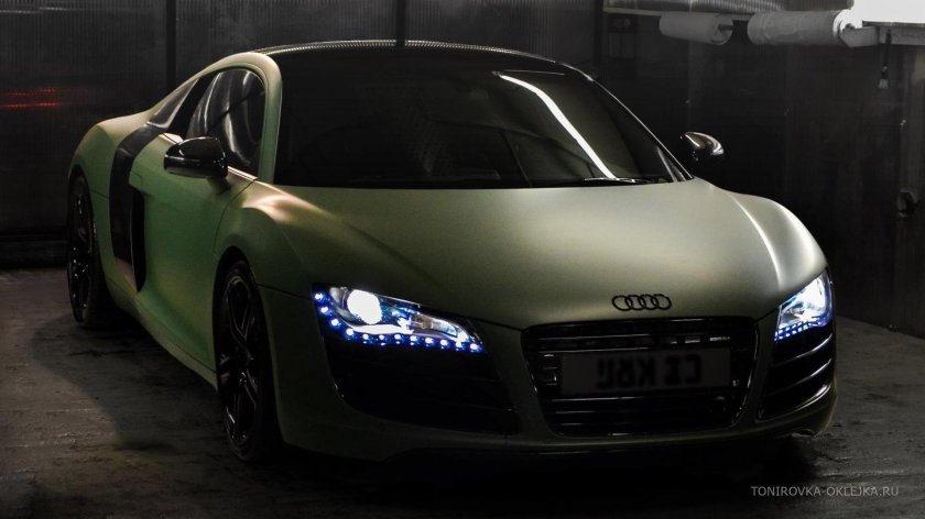 Ауди р8 зеленая