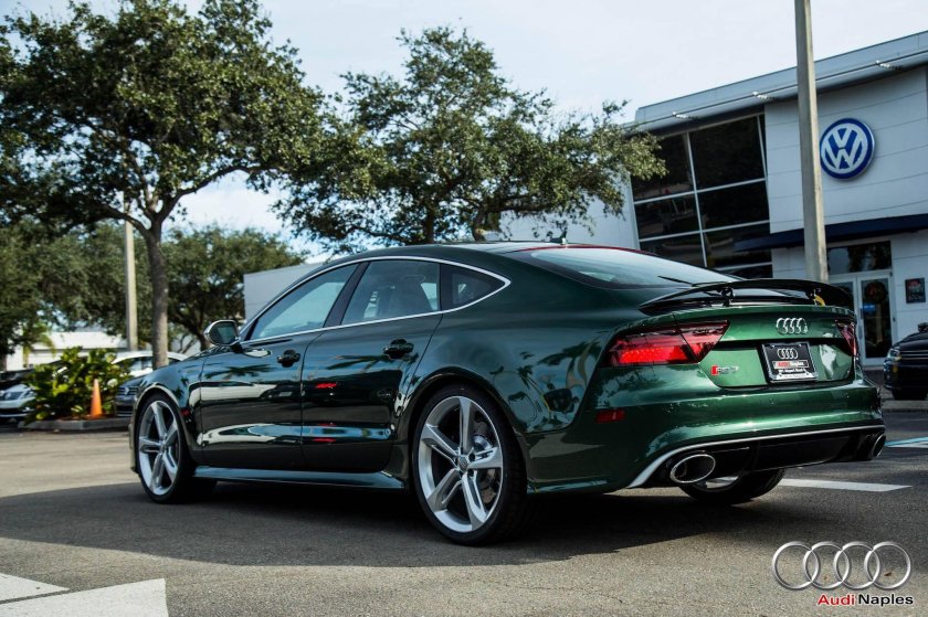 Audi rs7 Sportback Green