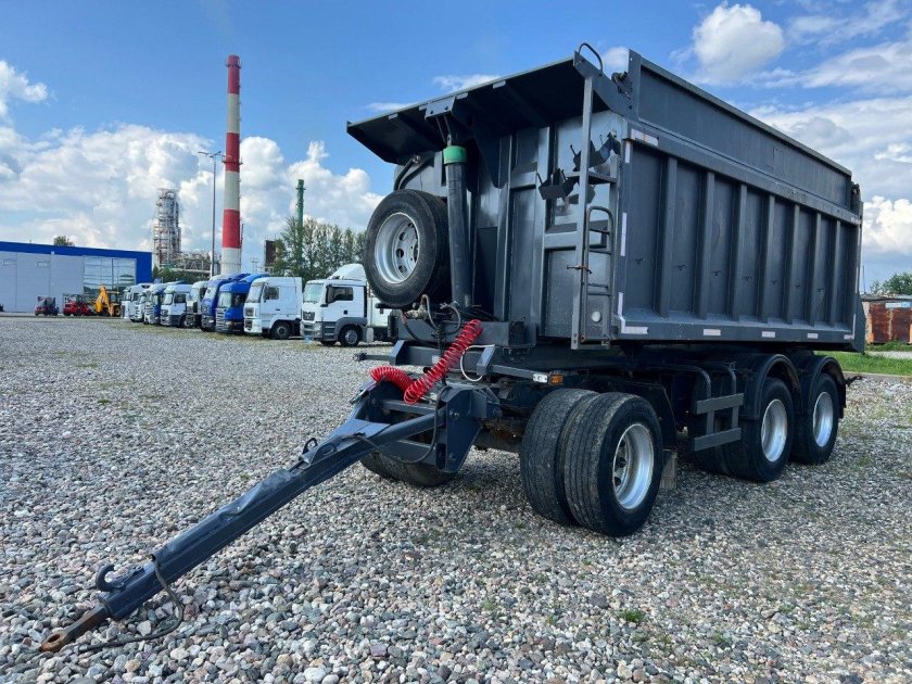 Самосвальный прицеп мега 18м3