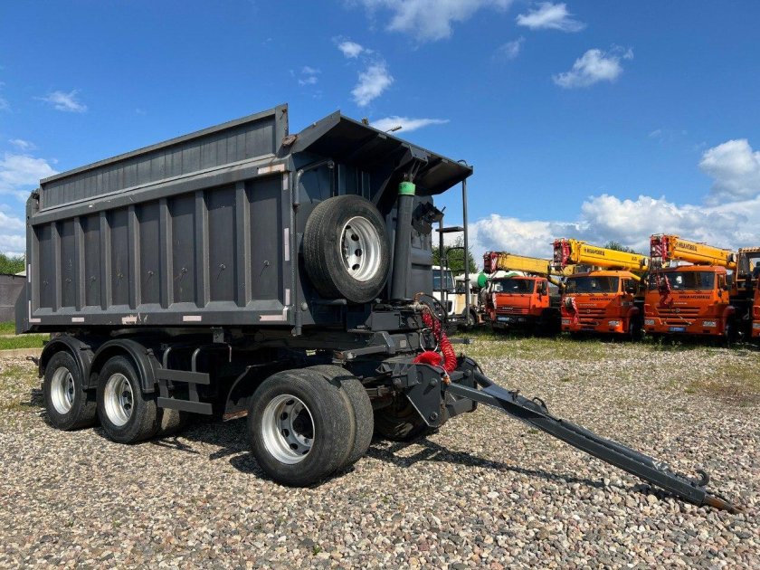 Самосвальный прицеп мега 18м3
