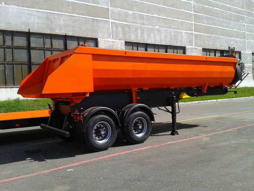 Самосвальный полуприцеп сат 112