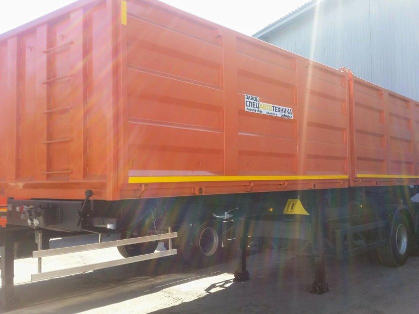 Самосвальный полуприцеп сат-118
