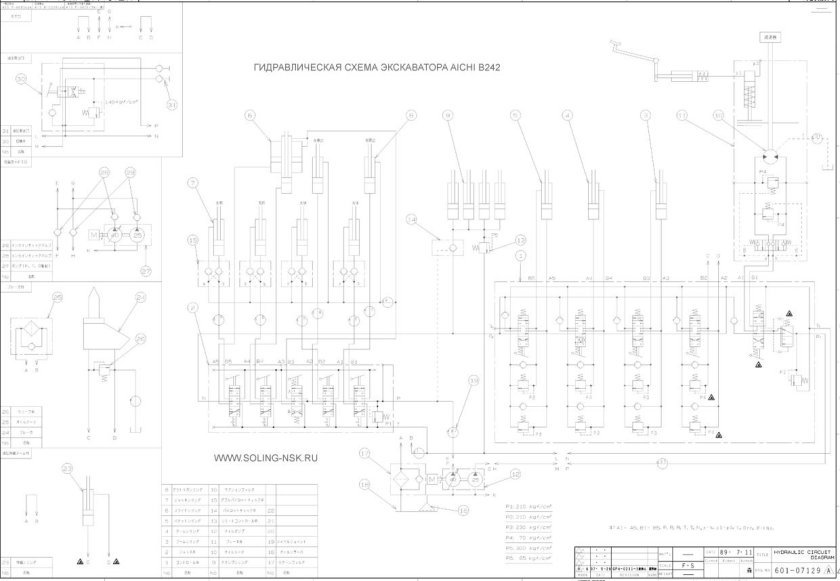 Схема гидравлическая принципиальная г3