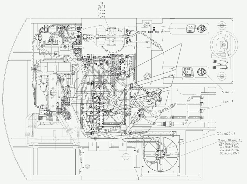 Гидросхема ТВЭКС ЕК 18