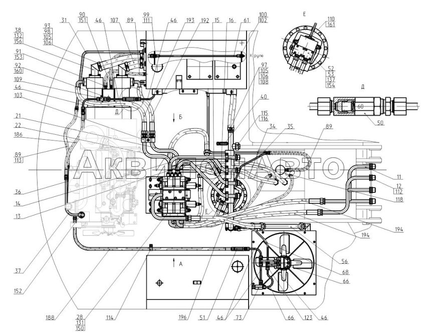 Гидросистема ЕК 14