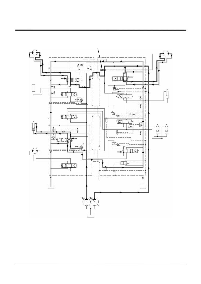 Гидравлическая система экскаватора Хитачи 330