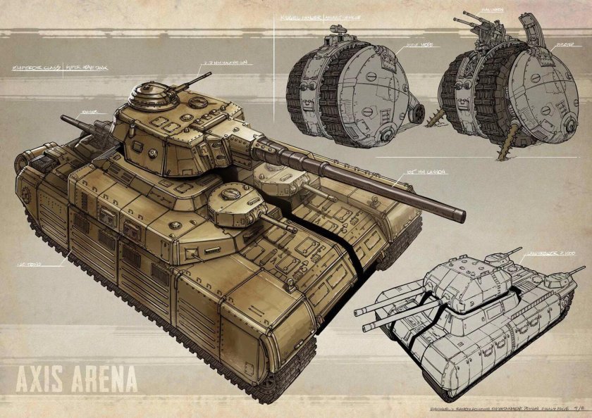 Сверх тяжёлый танк дизельпагк