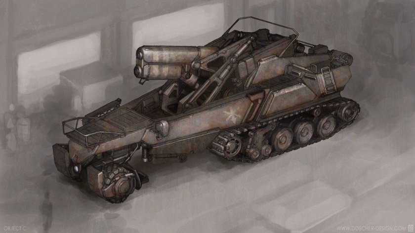 Дизельпанк бронетранспортёр