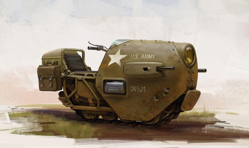 Дизельпанк бронетранспортёр