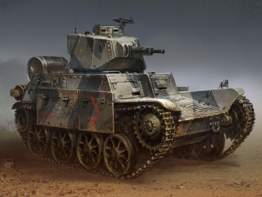 Дизельпанк бронетранспортёр