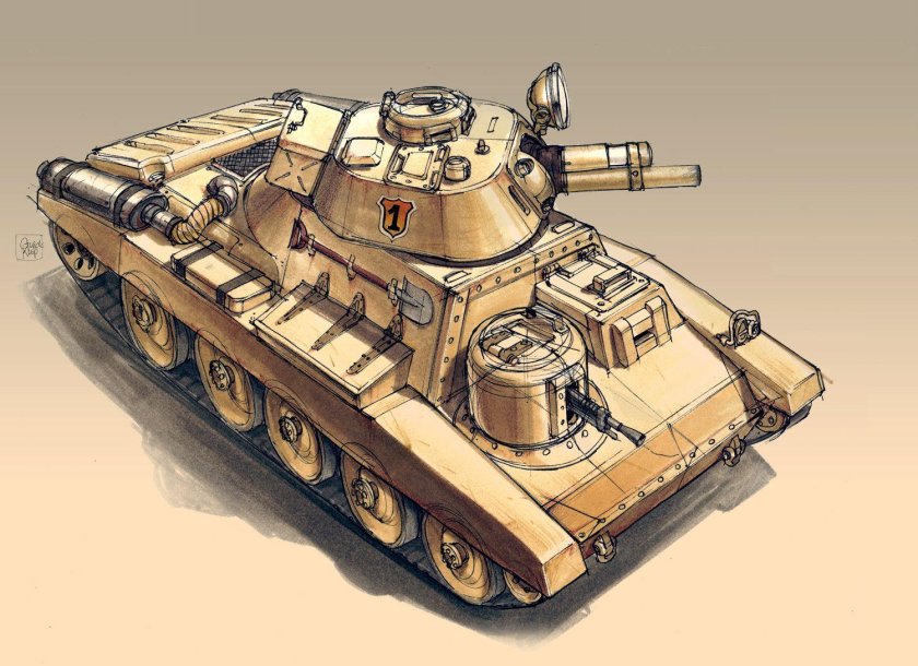 Дизельпанк танки