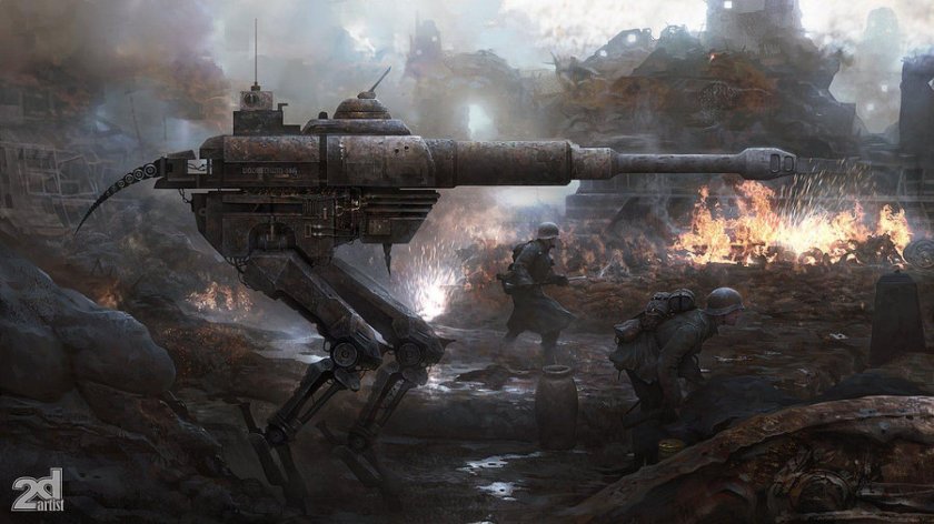 Шагоходы дизельпанк Рейх