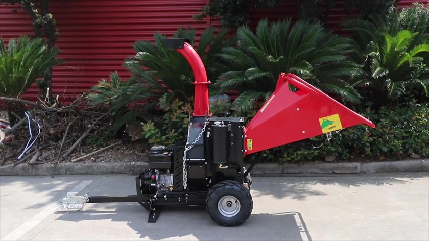 Дробилка для дерева дизельная