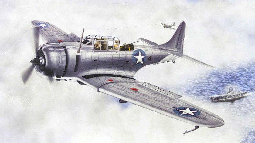 Самолет SBD 5 Dauntless