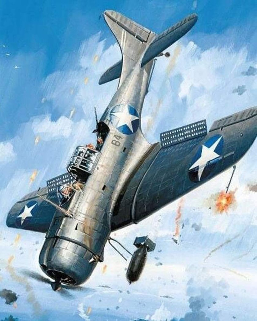 Самолет SBD Dauntless
