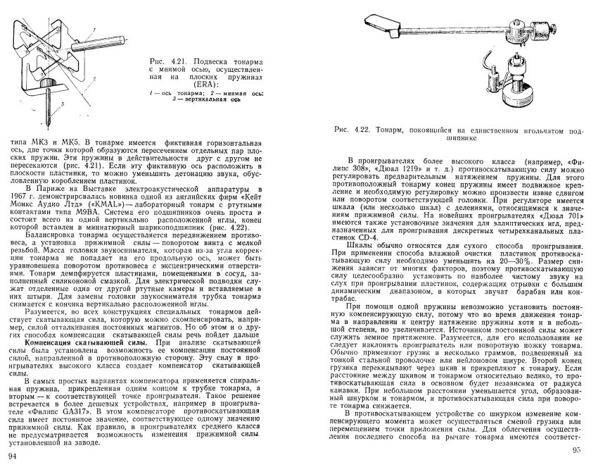 Прижимная сила иглы проигрывателя