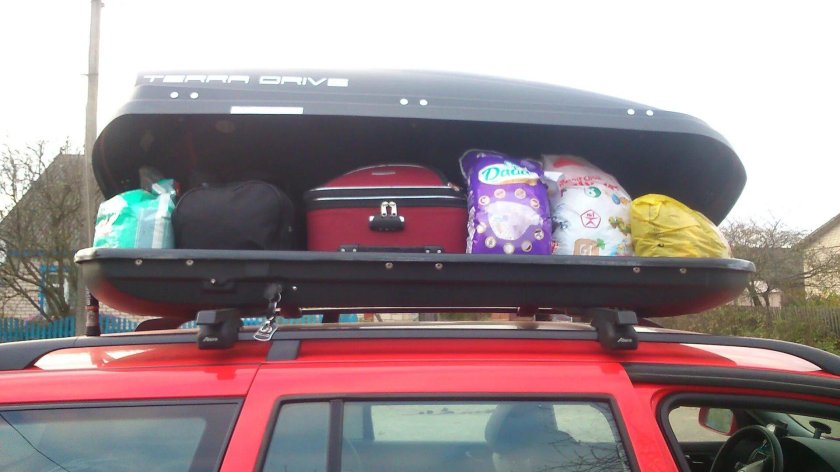 Бокс на крышу автомобиля