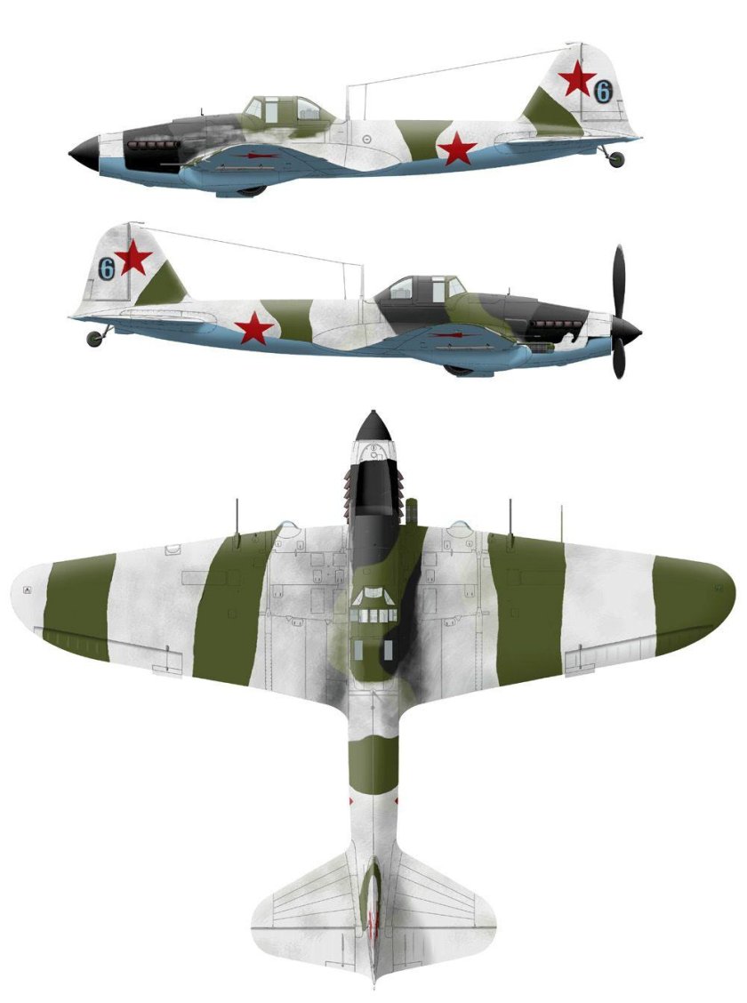 Камуфляж самолета ил-2