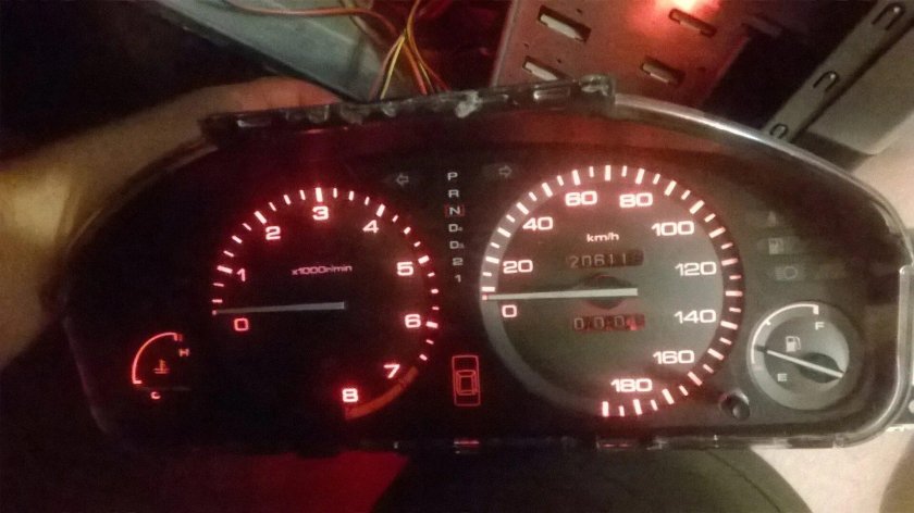 Honda Ascot Innova приборная панель