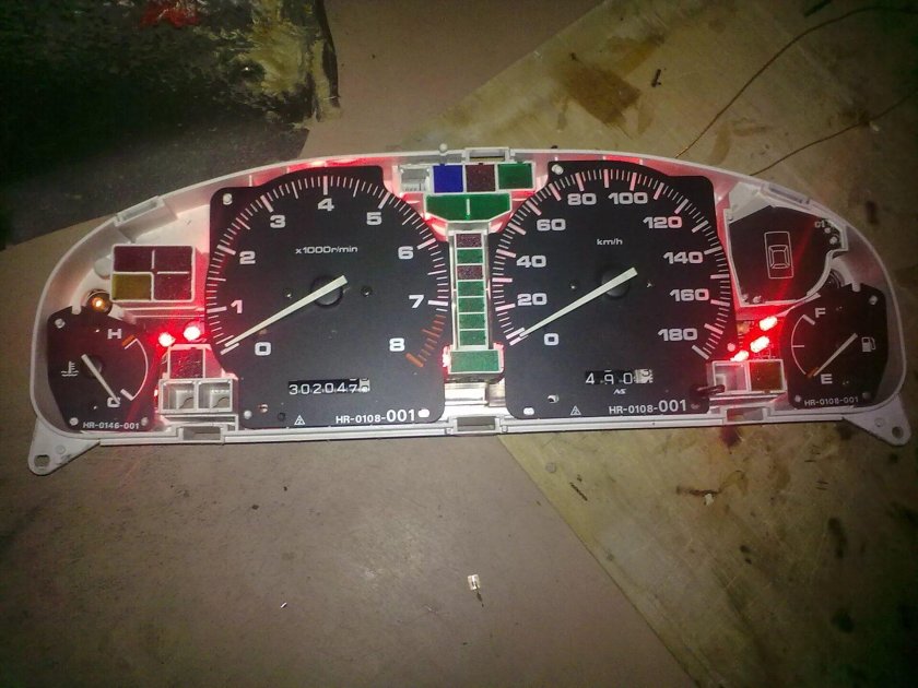 Приборная панель Honda inspire
