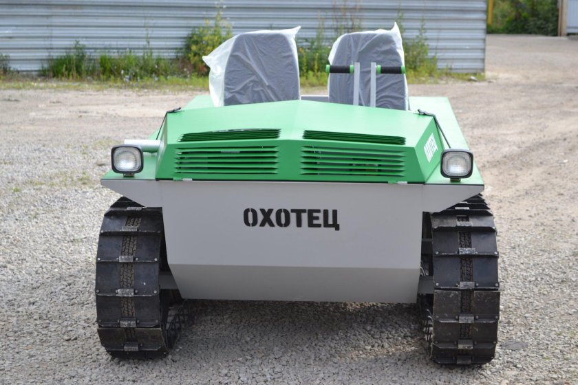 Вездеход Охотец на гусеницах
