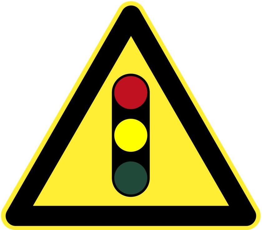 Знак треугольник светофор дорожный треугольник