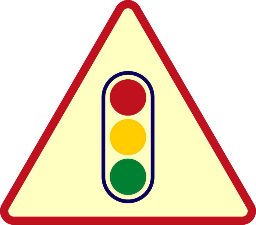 Знаки дорожного движения светофорное регулирование